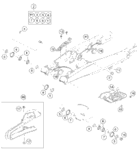 KTM Master cylinder cpl. 2022 85 SX 19 16 Chassis 47202030044